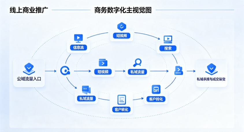 定边县线上商业推广怎么做？全域流量闭环搭建与低成本转化实战指南